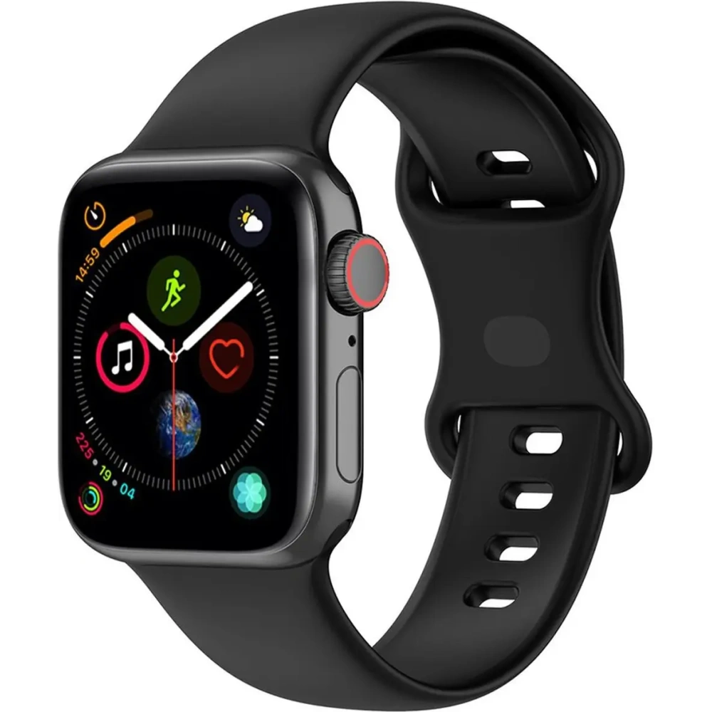 Hurtownia GSM - Bizon Strap Watch Silicone S Apple Watch 44/45/46/49 mm černý - BIZ8764 - {ean13} - Hurt