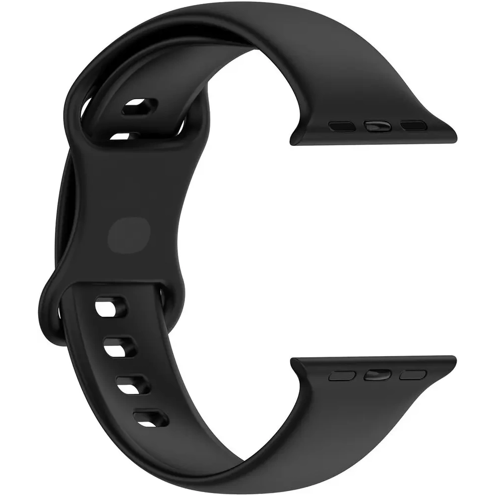 Hurtownia GSM - Bizon Strap Watch Silicone S Apple Watch 44/45/46/49 mm černý - BIZ8764 - {ean13} - Hurt