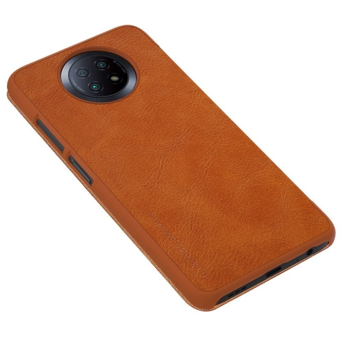 [OUTLET] Etui Nillkin Qin Xiaomi Redmi Note 9T 5G brązowy