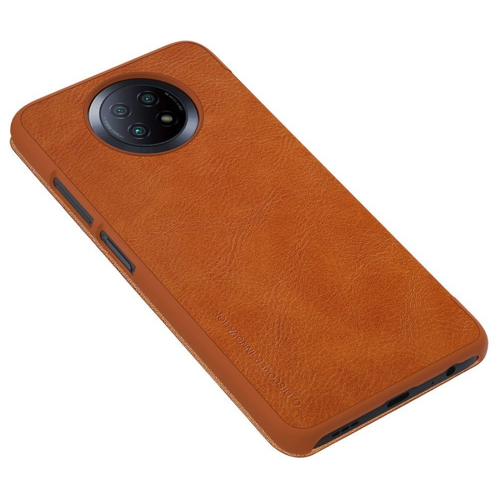 Hurtownia GSM - [OUTLET] Pouzdro Nillkin Qin Xiaomi Redmi Note 9T 5G hnědé - OT-855 - {ean13} - Hurt