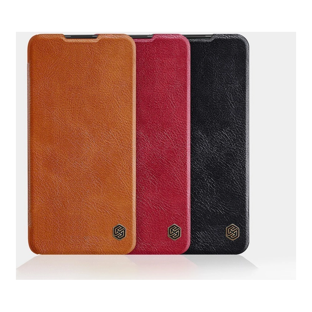 Hurtownia GSM - [OUTLET] Pouzdro Nillkin Qin Xiaomi Redmi Note 9T 5G hnědé - OT-855 - {ean13} - Hurt