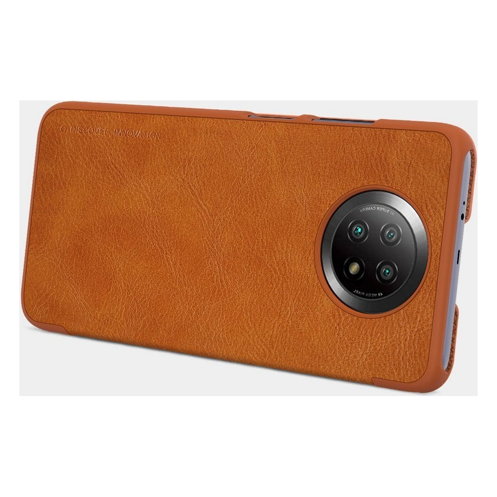 Hurtownia GSM - [OUTLET] Pouzdro Nillkin Qin Xiaomi Redmi Note 9T 5G hnědé - OT-855 - {ean13} - Hurt