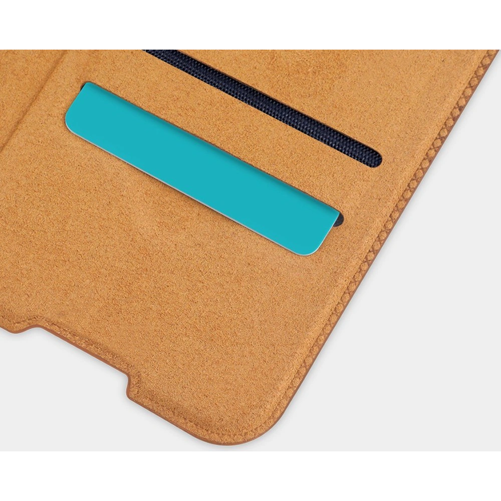 Hurtownia GSM - [OUTLET] Pouzdro Nillkin Qin Xiaomi Redmi Note 9T 5G hnědé - OT-855 - {ean13} - Hurt