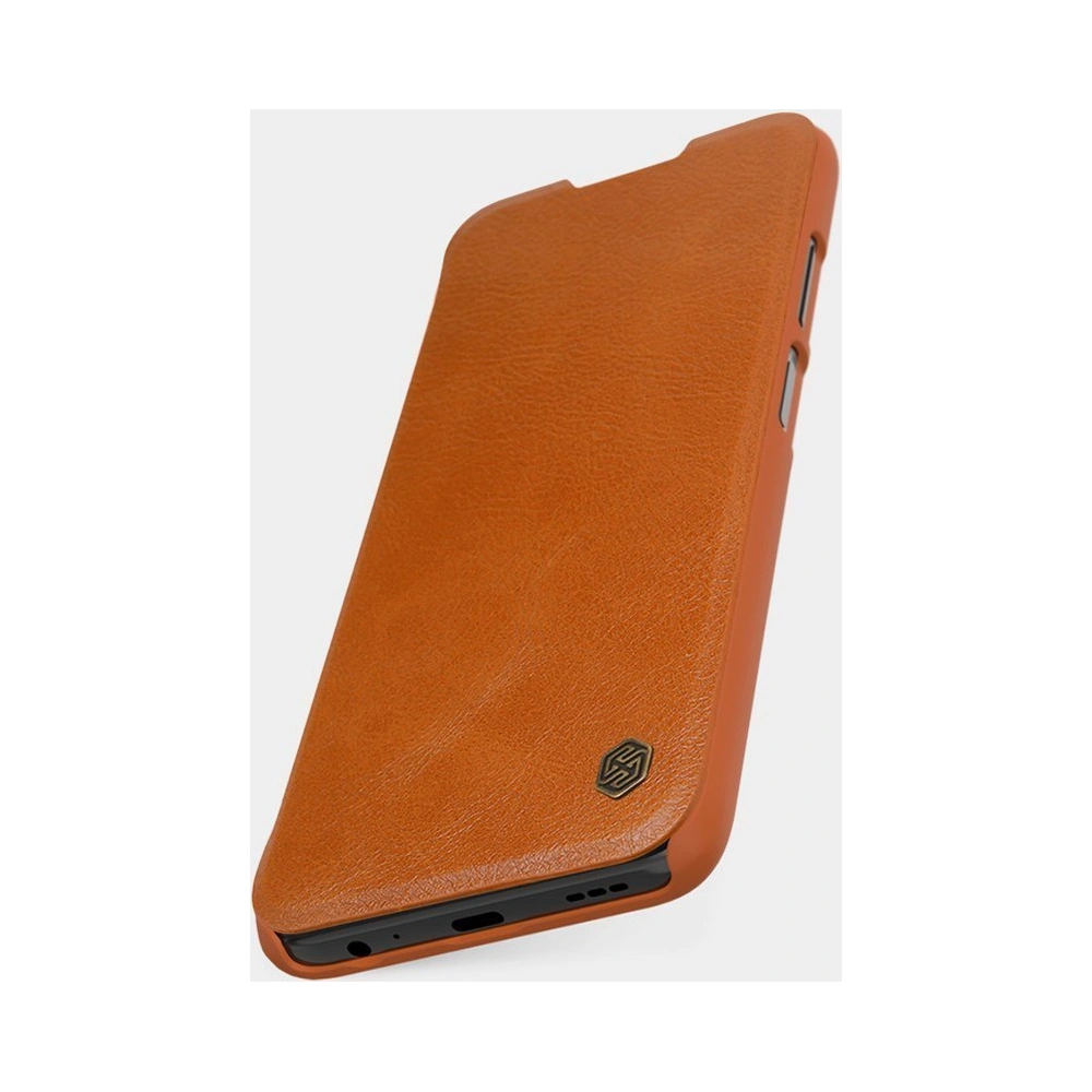 Hurtownia GSM - [OUTLET] Pouzdro Nillkin Qin Xiaomi Redmi Note 9T 5G hnědé - OT-855 - {ean13} - Hurt