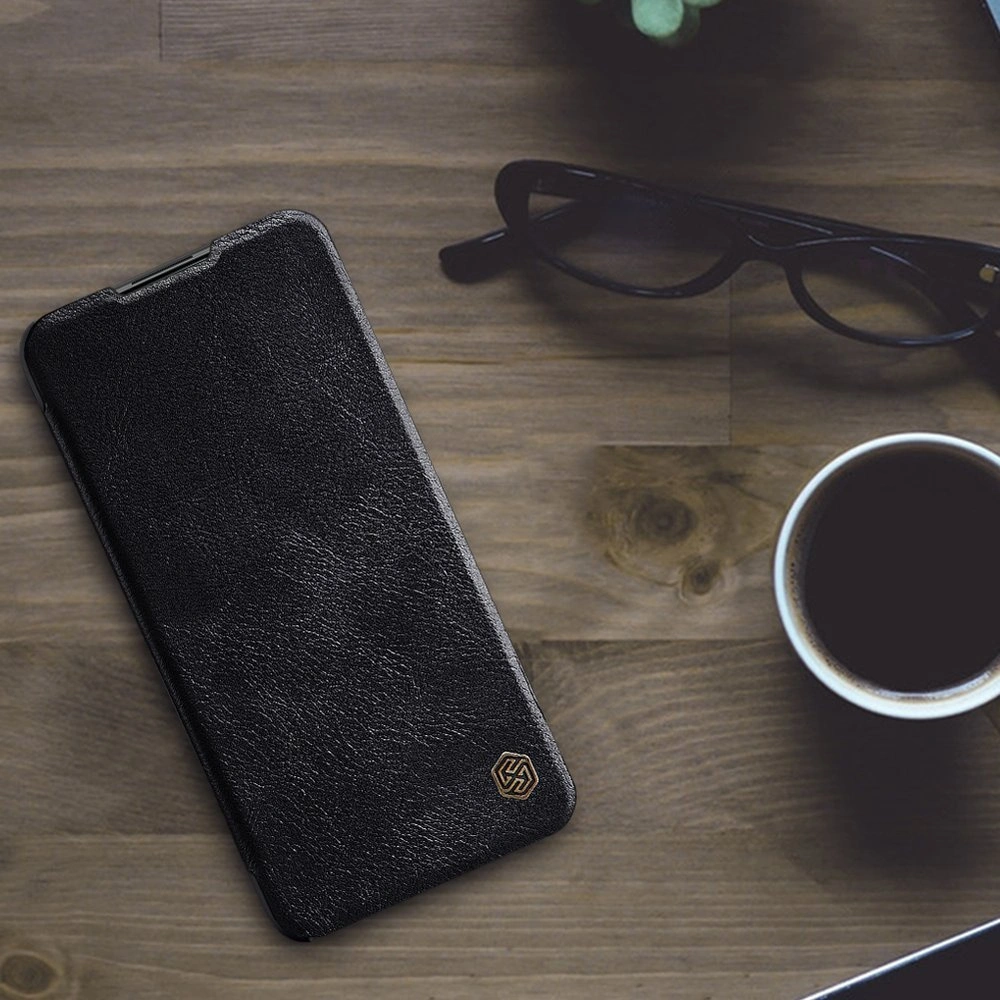 Hurtownia GSM - [OUTLET] Pouzdro Nillkin Qin Xiaomi Redmi Note 9T 5G hnědé - OT-855 - {ean13} - Hurt