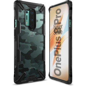 Etui Ringke Fusion-X OnePlus 8 Pro Camo (Moro) Black