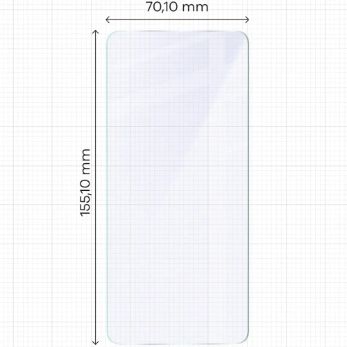 Elastyczne szkło hybrydowe Bizon Glass Mule do Xiaomi Poco X7 Pro