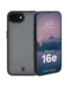 Bizon Case Angelo Apple iPhone 16e kouřový s černým rámem