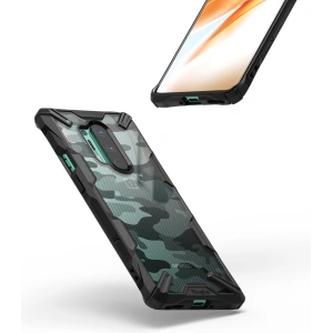 Hurtownia GSM - Etui Ringke Fusion-X OnePlus 8 Pro Camo (Moro) Schwarz - RGK1183MOB - {ean13} - Hurt