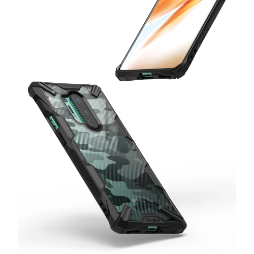 Etui Ringke Fusion-X OnePlus 8 Pro Camo (Moro) Black