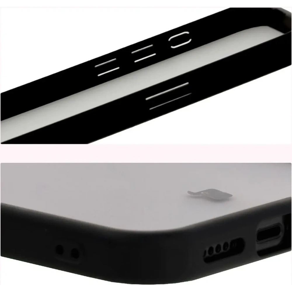 Hurtownia GSM - Bizon Case Angelo Apple iPhone 16e füstös fekete kerettel - BIZ8768 - {ean13} - Hurt