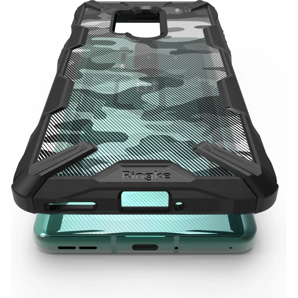 Hurtownia GSM - Etui Ringke Fusion-X OnePlus 8 Pro Camo (Moro) Černé - RGK1183MOB - {ean13} - Hurt