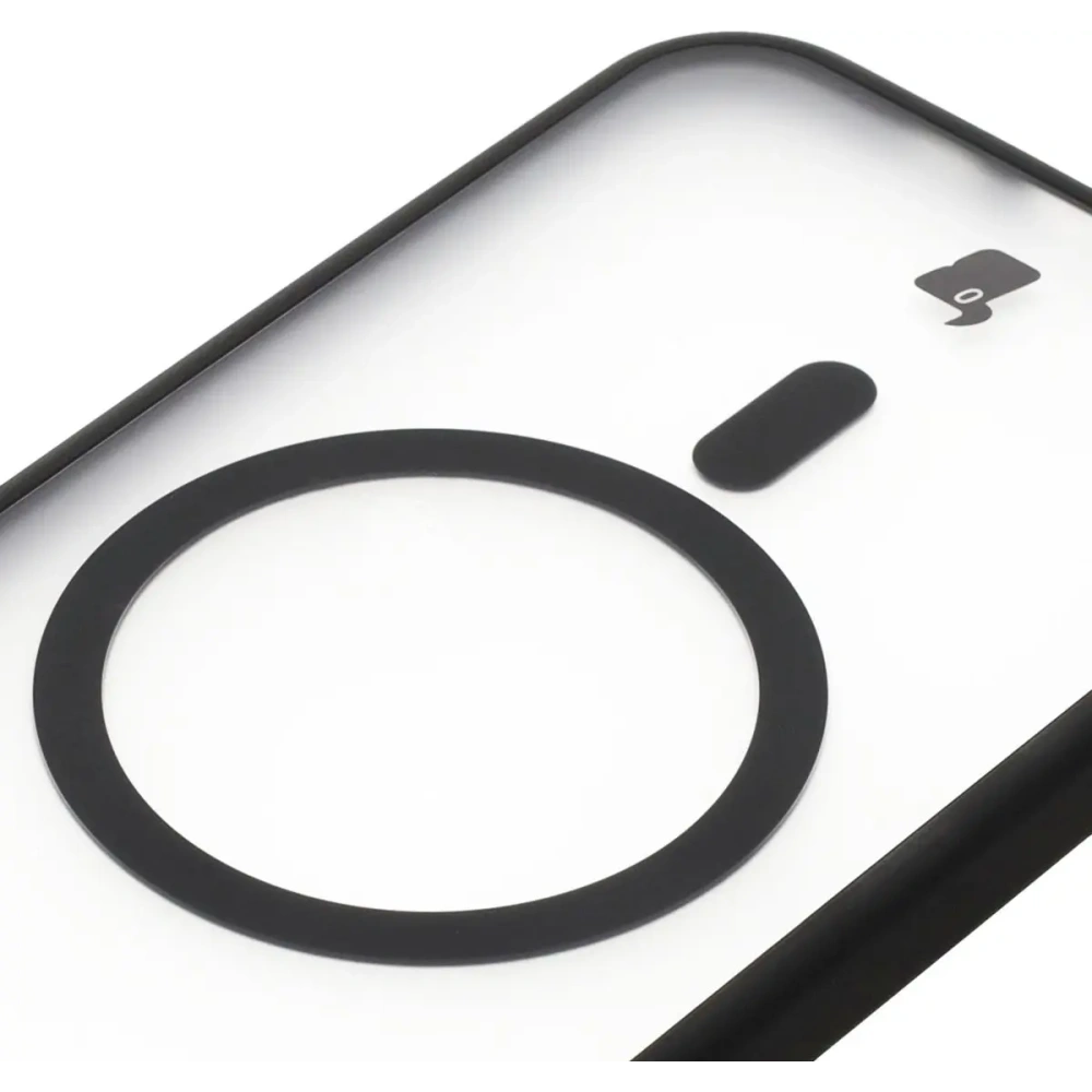 Wholesale Bizon Case MatteO Magnetic Apple iPhone 16e translucent with black frame - BIZ8770 - {ean13} - Hurt