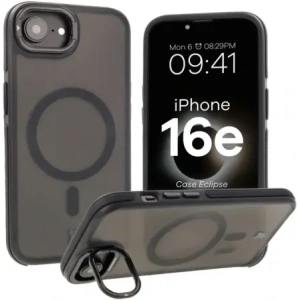 Hurtownia GSM - Bizon Case Eclipse Magnetic & Stand Apple iPhone 16e kouřový s černým rámem - BIZ8771 - {ean13} - Hurt