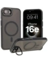 Hurtownia GSM - Bizon Case Eclipse Magnetic & Stand Apple iPhone 16e fumuriu cu un cadru negru - BIZ8771 - {ean13} - Hurt