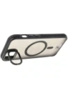Hurtownia GSM - Bizon Case Eclipse Magnetic & Stand Apple iPhone 16e fumuriu cu un cadru negru - BIZ8771 - {ean13} - Hurt