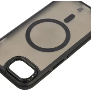 Hurtownia GSM - Bizon Case Eclipse Magnetic & Stand Apple iPhone 16e füstös színű, fekete kerettel - BIZ8771 - {ean13} - Hurt