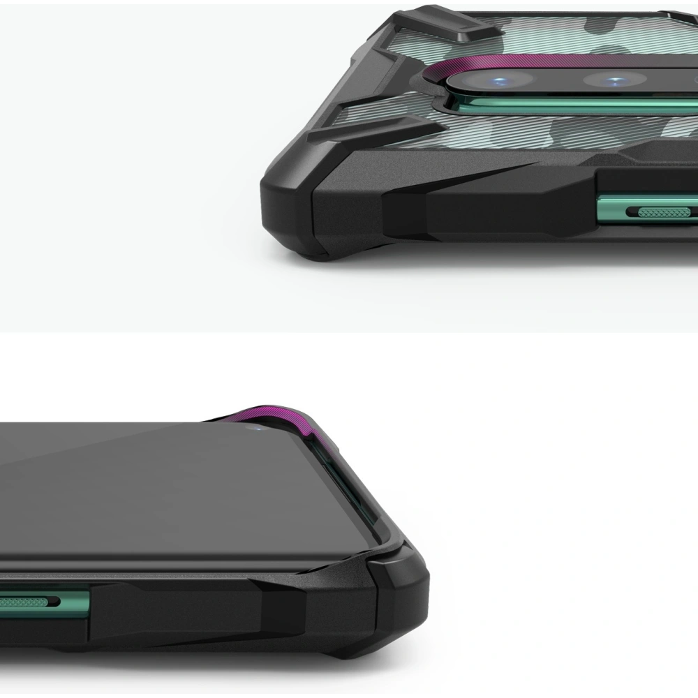Hurtownia GSM - Etui Ringke Fusion-X OnePlus 8 Pro Camo (Moro) Černé - RGK1183MOB - {ean13} - Hurt