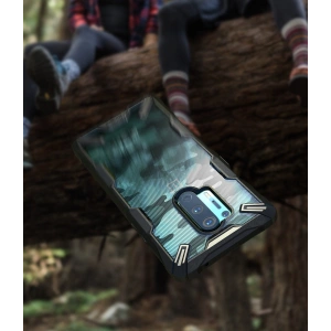 Hurtownia GSM - Etui Ringke Fusion-X OnePlus 8 Pro Camo (Moro) Schwarz - RGK1183MOB - {ean13} - Hurt