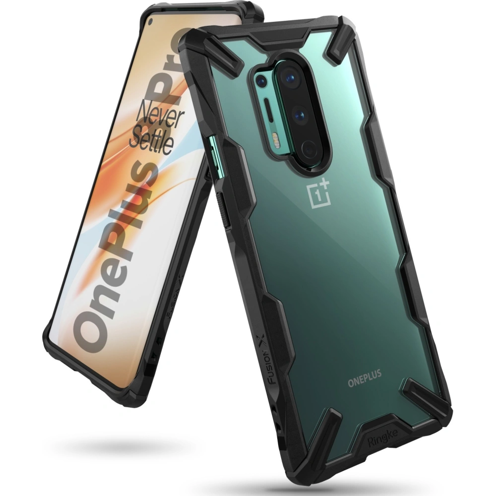 Hurtownia GSM - Etui Ringke Fusion-X OnePlus 8 Pro Černé - RGK1181BLK - {ean13} - Hurt