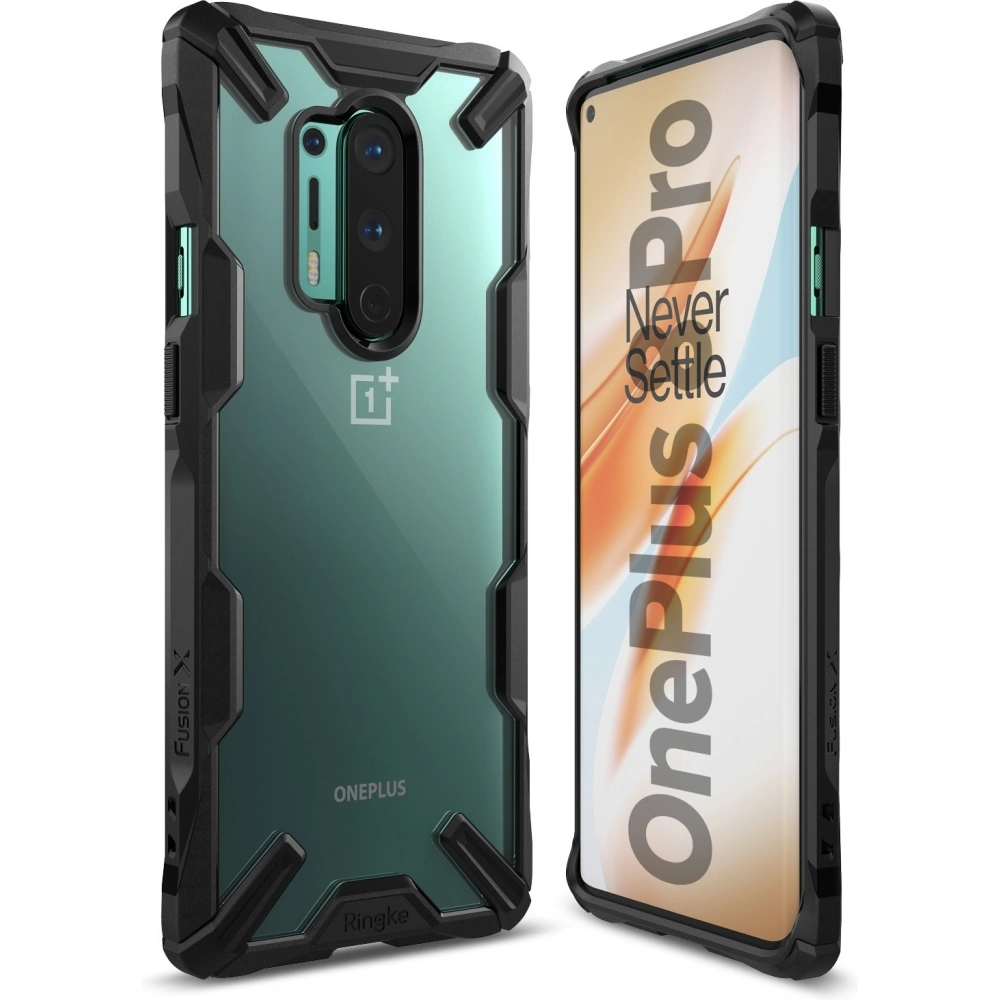 Hurtownia GSM - Etui Ringke Fusion-X OnePlus 8 Pro Černé - RGK1181BLK - {ean13} - Hurt