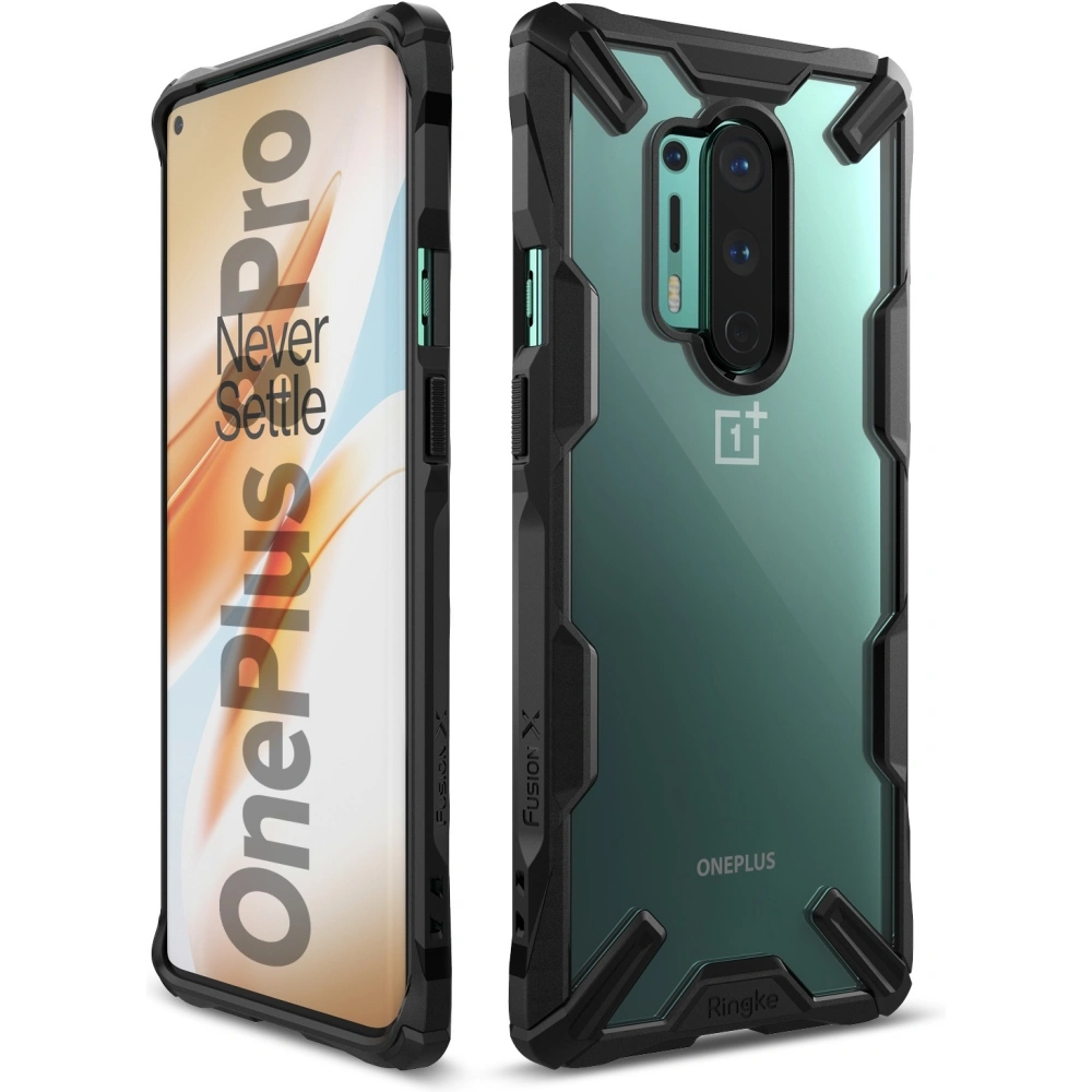 Hurtownia GSM - Etui Ringke Fusion-X OnePlus 8 Pro Černé - RGK1181BLK - {ean13} - Hurt