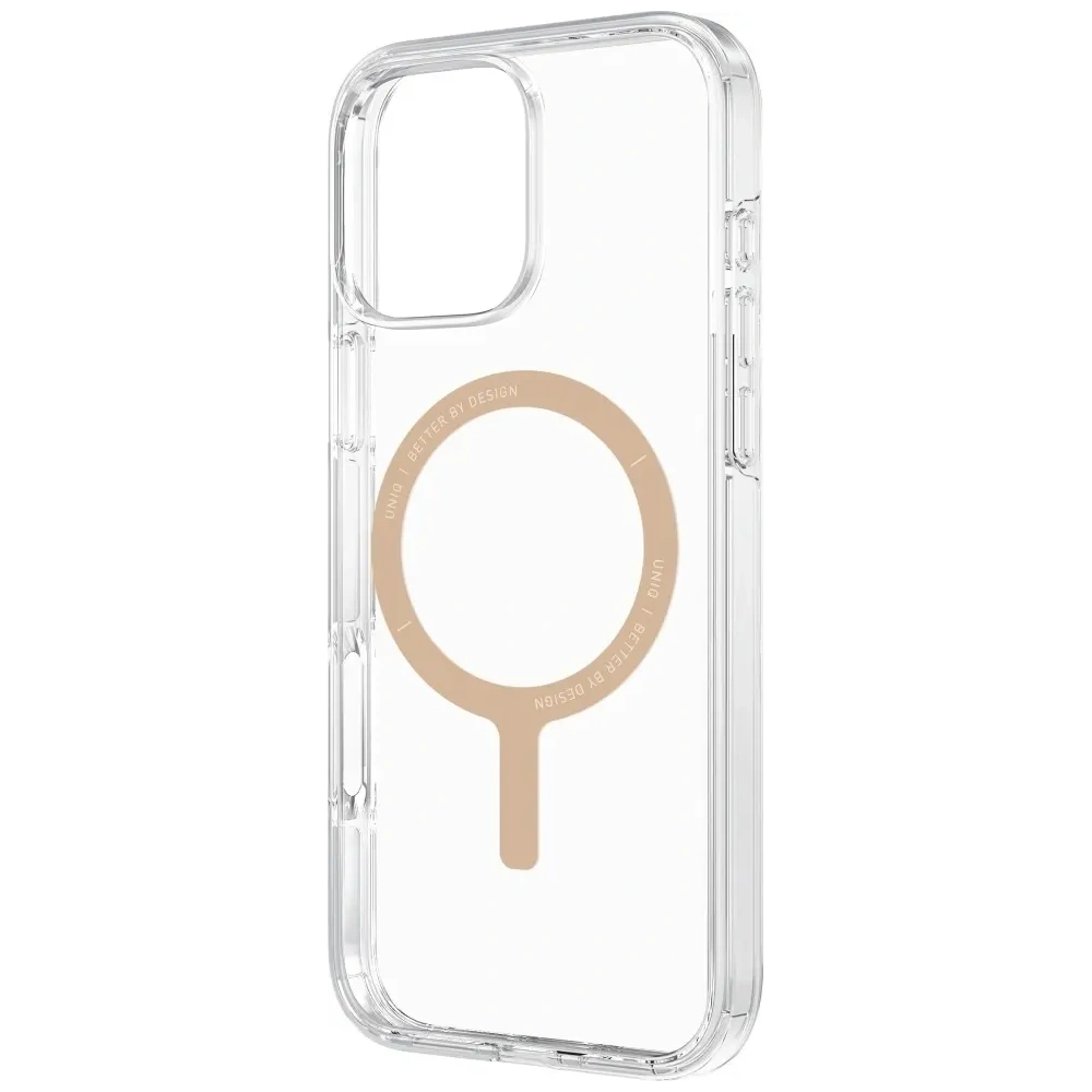Hurtownia GSM - UNIQ Clario Apple iPhone 16 Pro Max Magclick Töltő átlátszó/arany - UNIQ1470 - {ean13} - Hurt