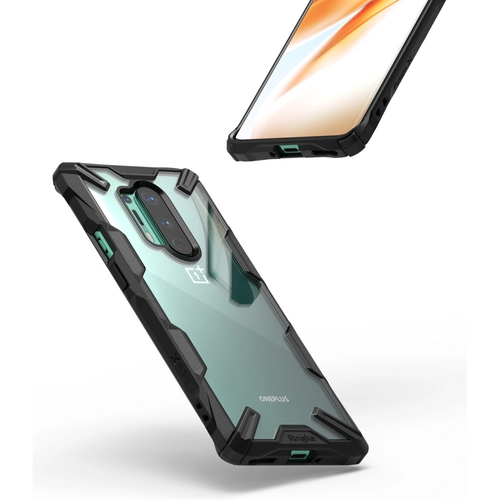 Hurtownia GSM - Etui Ringke Fusion-X OnePlus 8 Pro Černé - RGK1181BLK - {ean13} - Hurt