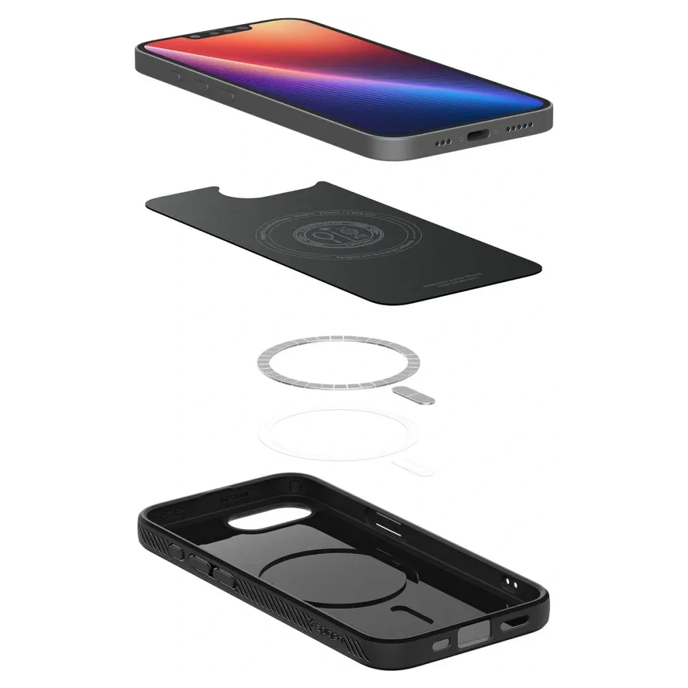 Wholesale Spigen Liquid Air Mag MagSafe Apple iPhone 16e Matte Black - SPN16713 - {ean13} - Hurt
