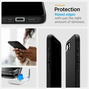 Wholesale Spigen Liquid Air Mag MagSafe Apple iPhone 16e Matte Black - SPN16713 - {ean13} - Hurt