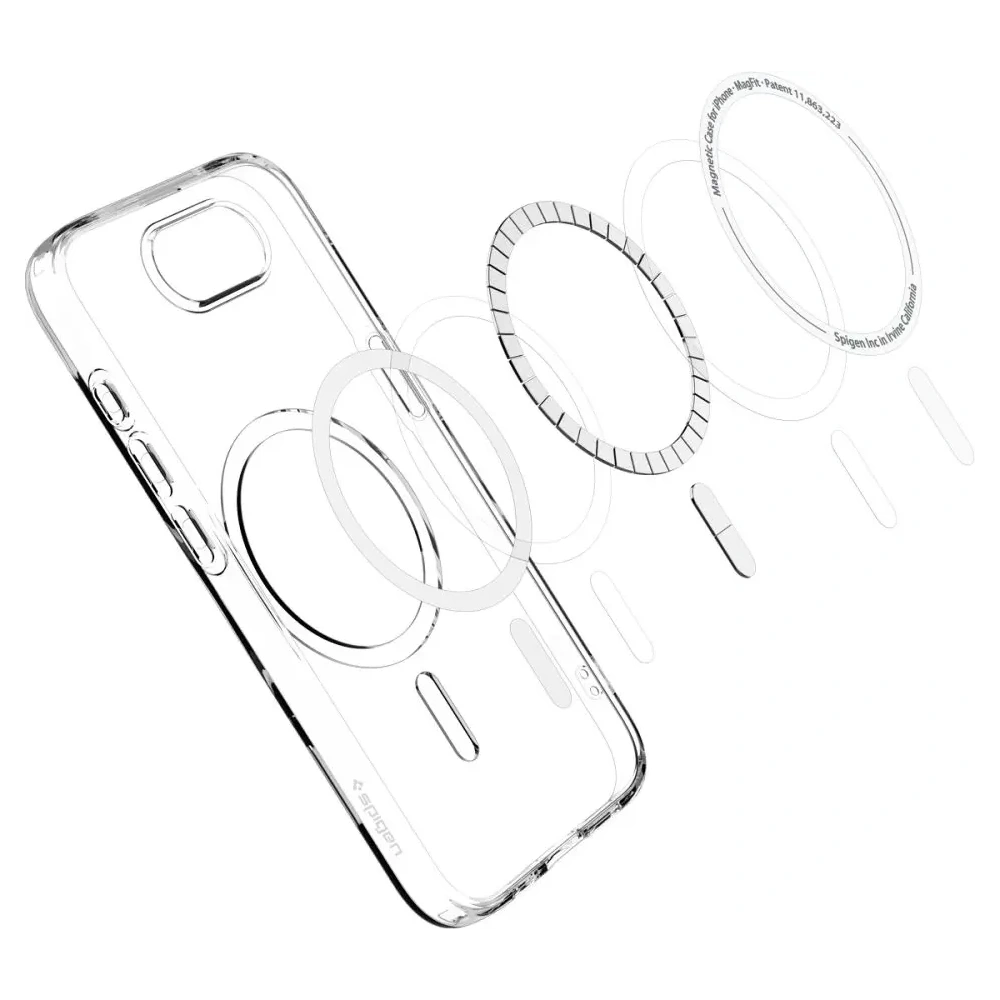 Hurtownia GSM - Spigen Liquid Crystal Mag MagSafe Apple iPhone 16e Čirý - SPN16714 - {ean13} - Hurt