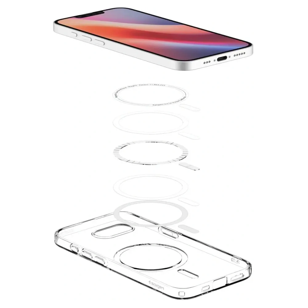 Hurtownia GSM - Spigen Liquid Crystal Mag MagSafe Apple iPhone 16e Čirý - SPN16714 - {ean13} - Hurt