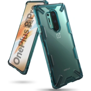 Etui Ringke Fusion-X OnePlus 8 Pro Turquoise Green