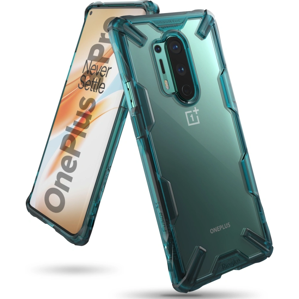 Hurtownia GSM - Etui Ringke Fusion-X OnePlus 8 Pro Tyrkysově zelená - RGK1182GRN - {ean13} - Hurt