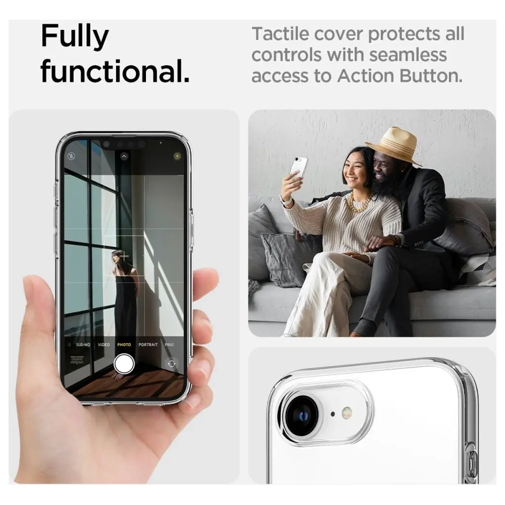 Wholesale Spigen Liquid Crystal Mag MagSafe Apple iPhone 16e Clear - SPN16714 - {ean13} - Hurt