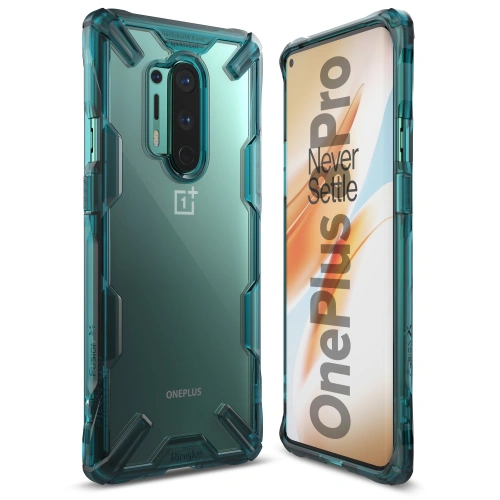 Etui Ringke Fusion-X OnePlus 8 Pro Turquoise Green