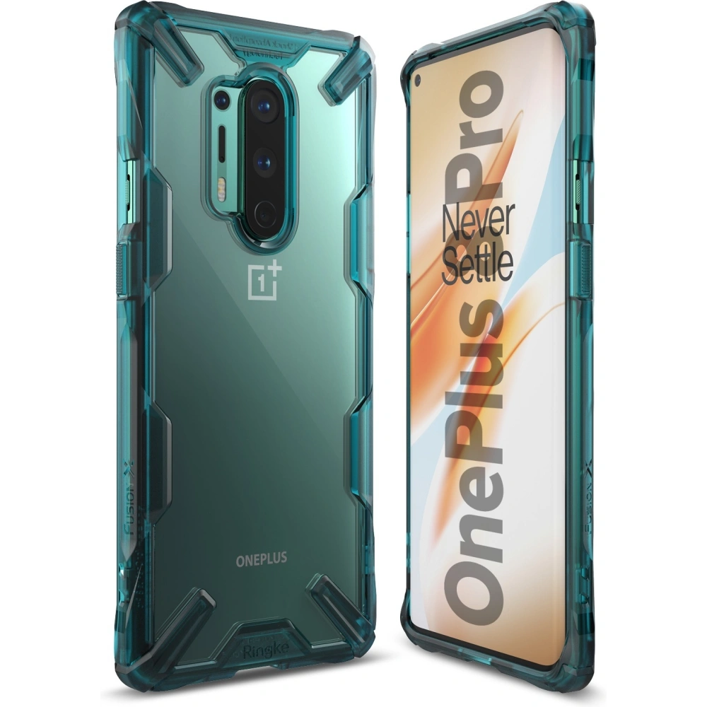 Hurtownia GSM - Etui Ringke Fusion-X OnePlus 8 Pro Tyrkysově zelená - RGK1182GRN - {ean13} - Hurt