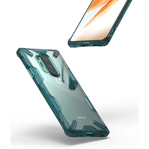 Etui Ringke Fusion-X OnePlus 8 Pro Turquoise Green
