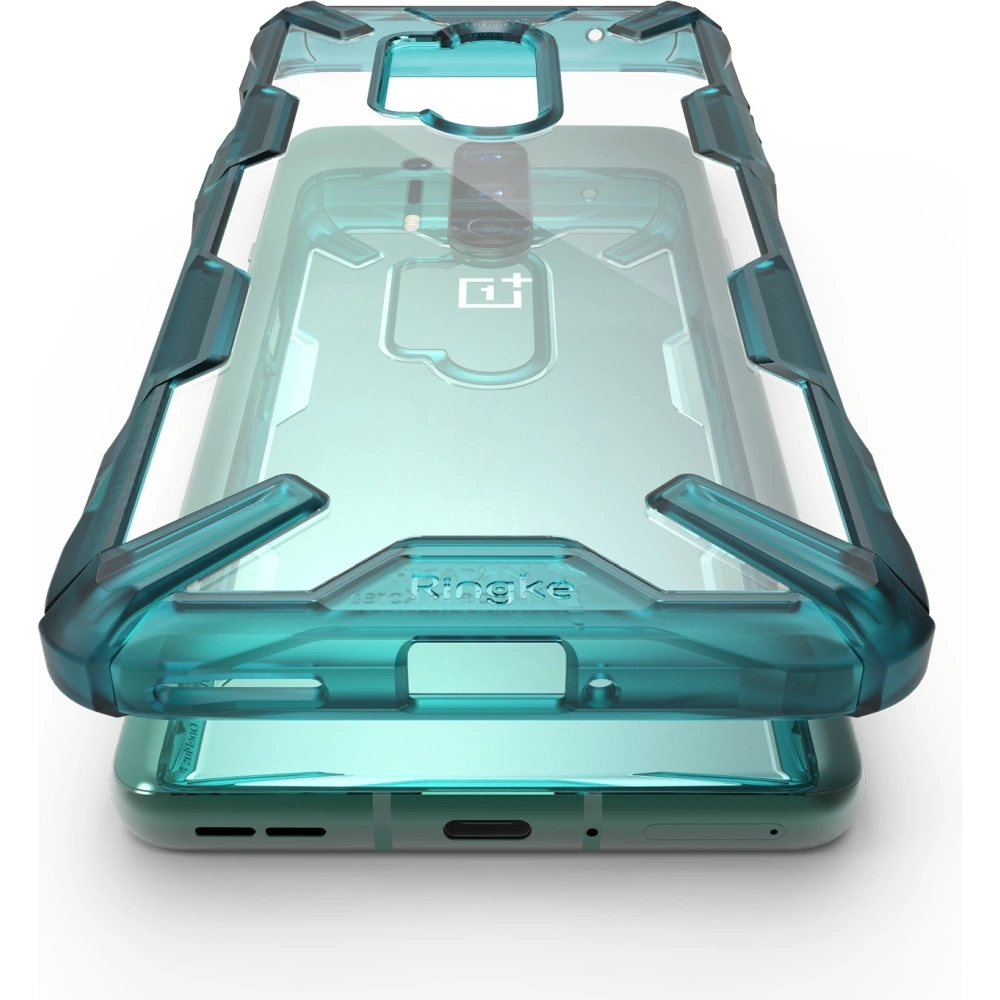 Hurtownia GSM - Etui Ringke Fusion-X OnePlus 8 Pro Tyrkysově zelená - RGK1182GRN - {ean13} - Hurt