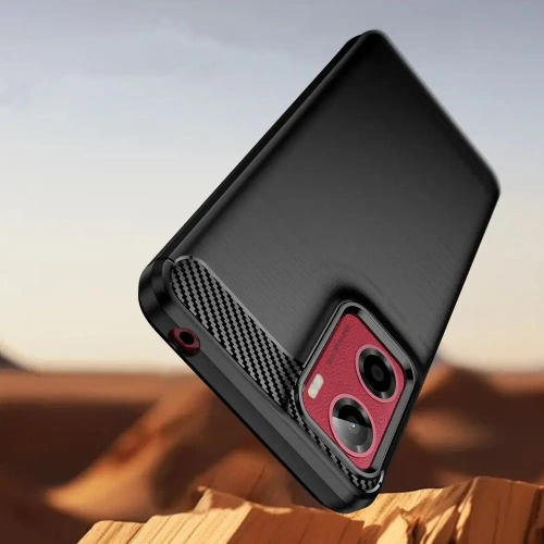 Etui Tech-Protect TPUCarbon Motorola Moto G05 / E15 Black