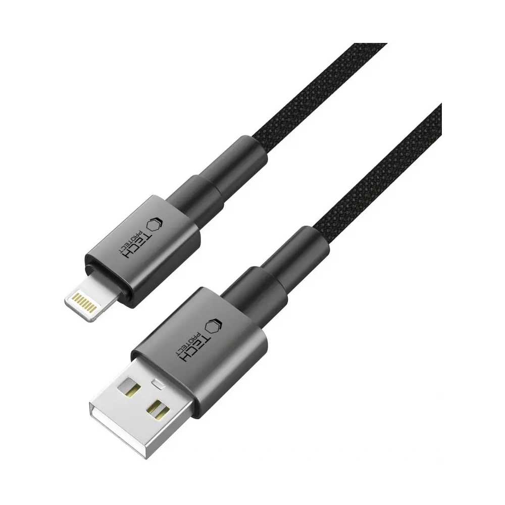 Hurtownia GSM - Tech-Protect Ultraboost DNA USB-A / Lightning Kabel 12W 2.4A 25cm Eisen Grau - THP3993 - {ean13} - Hurt