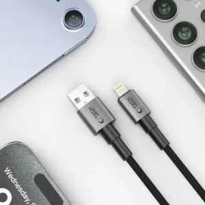 Hurtownia GSM - Tech-Protect Ultraboost DNA USB-A / Lightning Kabel 12W 2.4A 25cm Eisen Grau - THP3993 - {ean13} - Hurt
