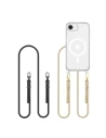 Etui Tech-Protect Flexair Chain MagSafe Apple iPhone 16e Black & Taupe