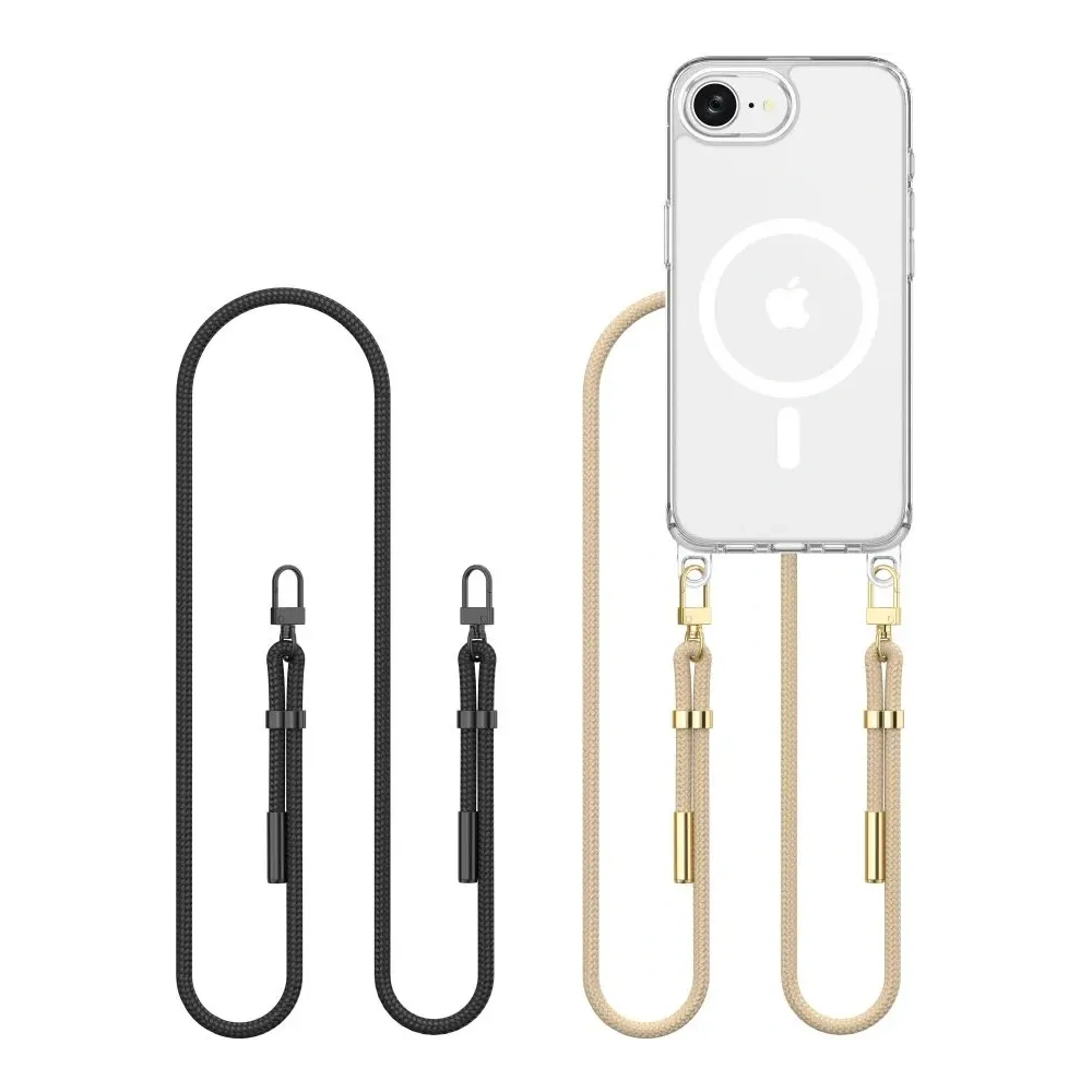 Hurtownia GSM - Tech-Protect Flexair Chain MagSafe Apple iPhone 16e Schwarz & Taupe - THP3994 - {ean13} - Hurt