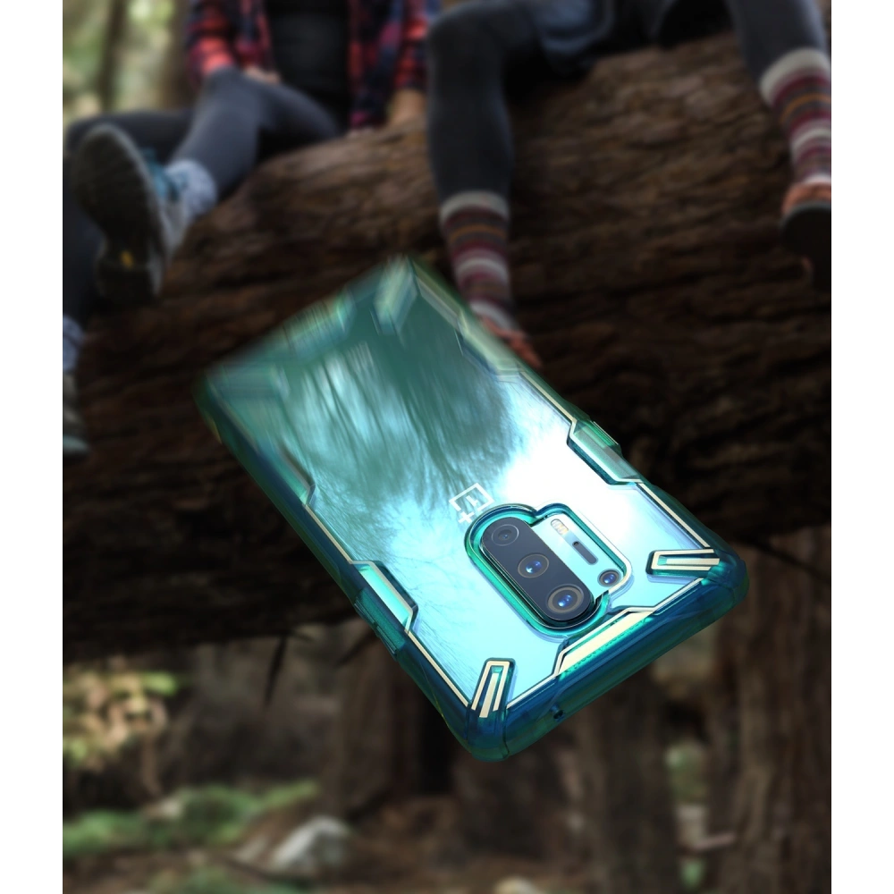 Hurtownia GSM - Etui Ringke Fusion-X OnePlus 8 Pro Tyrkysově zelená - RGK1182GRN - {ean13} - Hurt