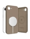 Tech-Protect Silicon lichid MagSafe Apple iPhone 16e Culoare Ciocolată Maro