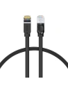 Ploché síťové kabel Baseus High Speed, Ethernet RJ45, Gigabit, Cat.6, 3m (černý)