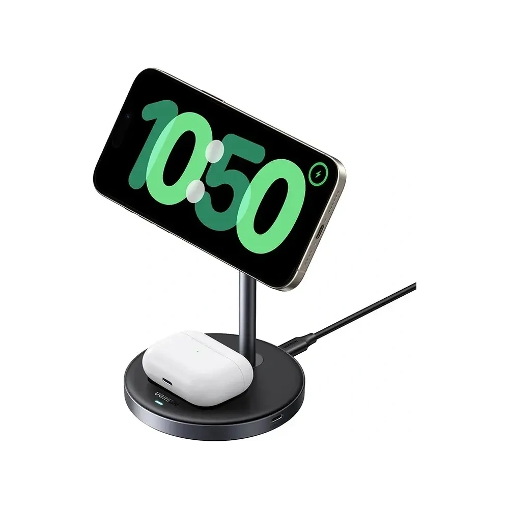 Hurtownia GSM - UGREEN W710 MagSafe 15W Qi2 2-in-1 Drahtloses Ladegerät für Apple iPhone / AirPods - UGR5613 - {ean13} - Hurt