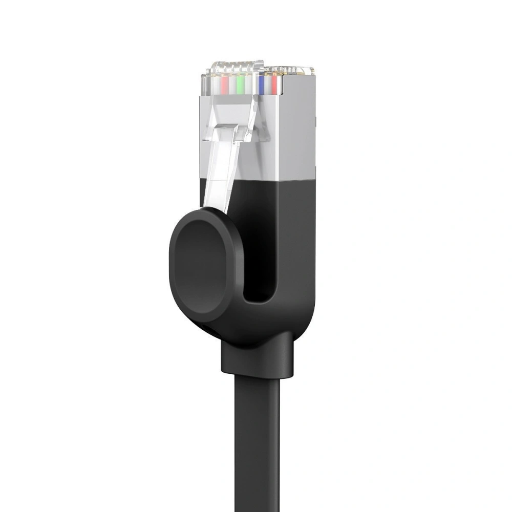 Hurtownia GSM - Ploché síťové kabel Baseus High Speed, Ethernet RJ45, Gigabit, Cat.6, 3m (černý) - BSU1440BLK - {ean13} - Hurt