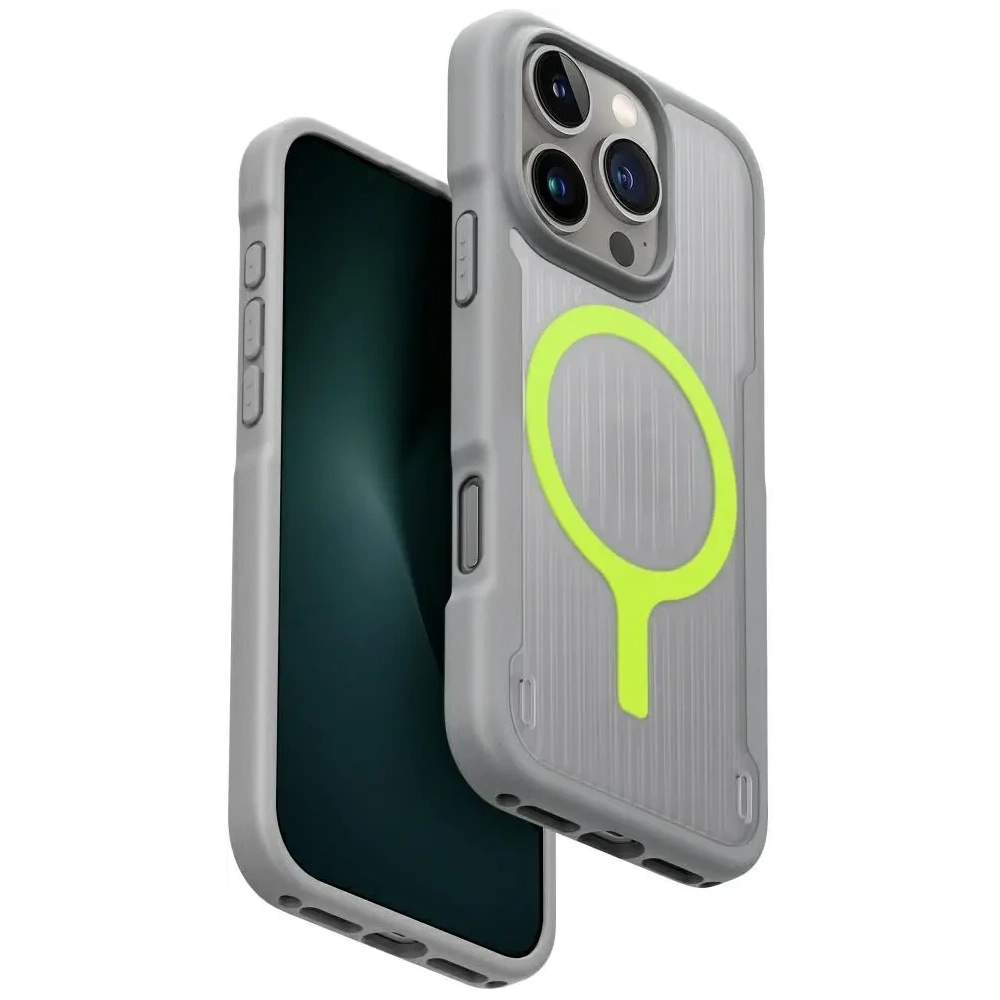 Hurtownia GSM - UNIQ Combat Active Apple iPhone 16 Pro Magclick Nabíjení šedá - UNIQ1474 - {ean13} - Hurt